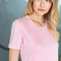 DÁMSKÉ RŮŽOVÉ TRIČKO