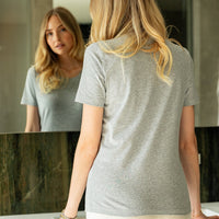 DÁMSKÉ ŠEDÉ TRIČKO