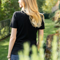 DÁMSKÉ ČERNÉ POLO