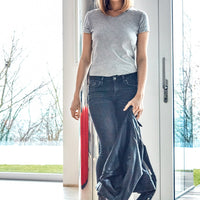 dámské šedé véčko, women't grey v-neck