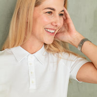 DÁMSKÉ BÍLÉ POLO