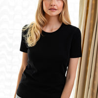 dámské černé tričko, women's black T-shirt