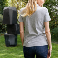 DÁMSKÉ ŠEDÉ POLO