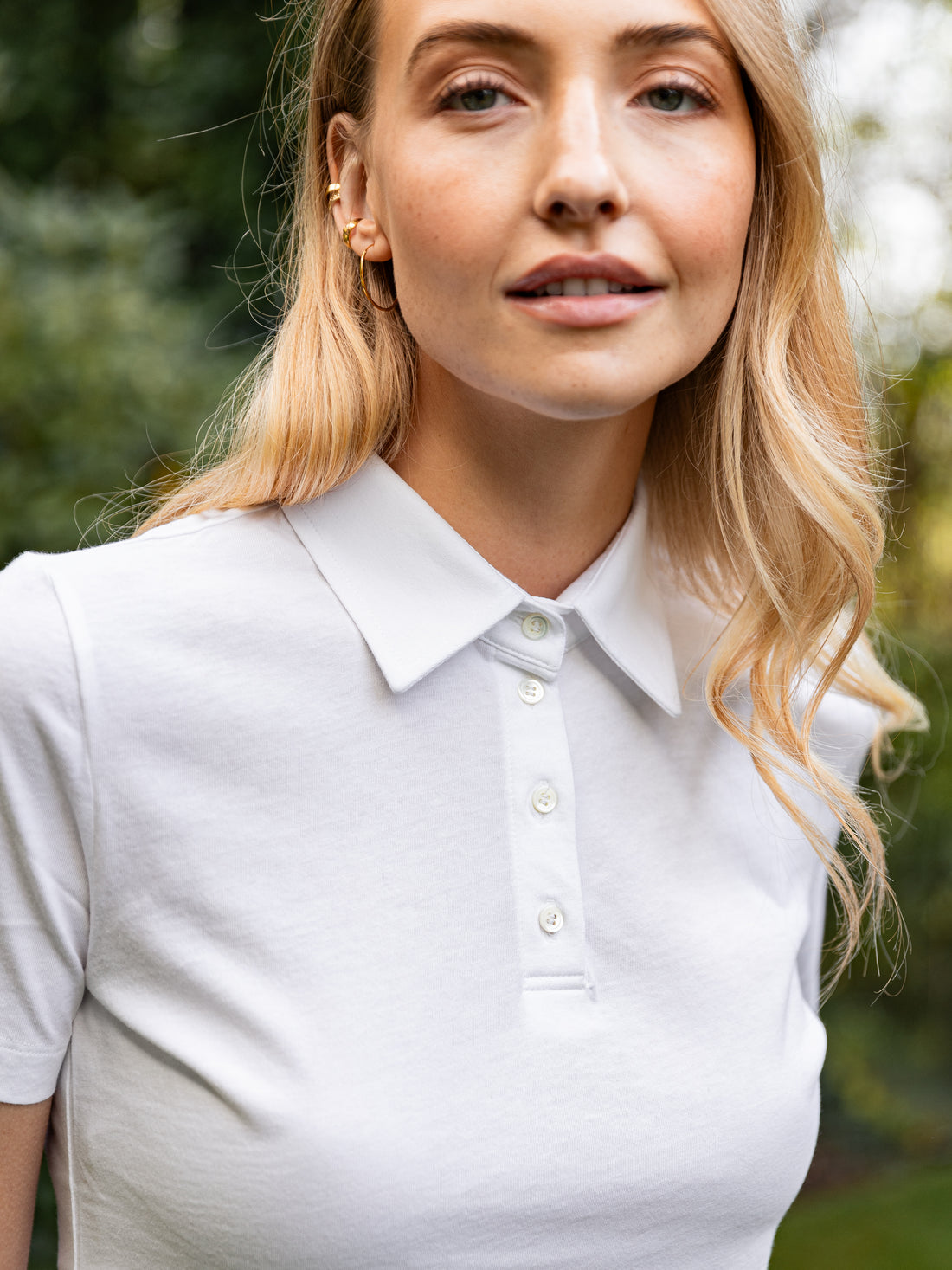 DÁMSKÉ BÍLÉ POLO