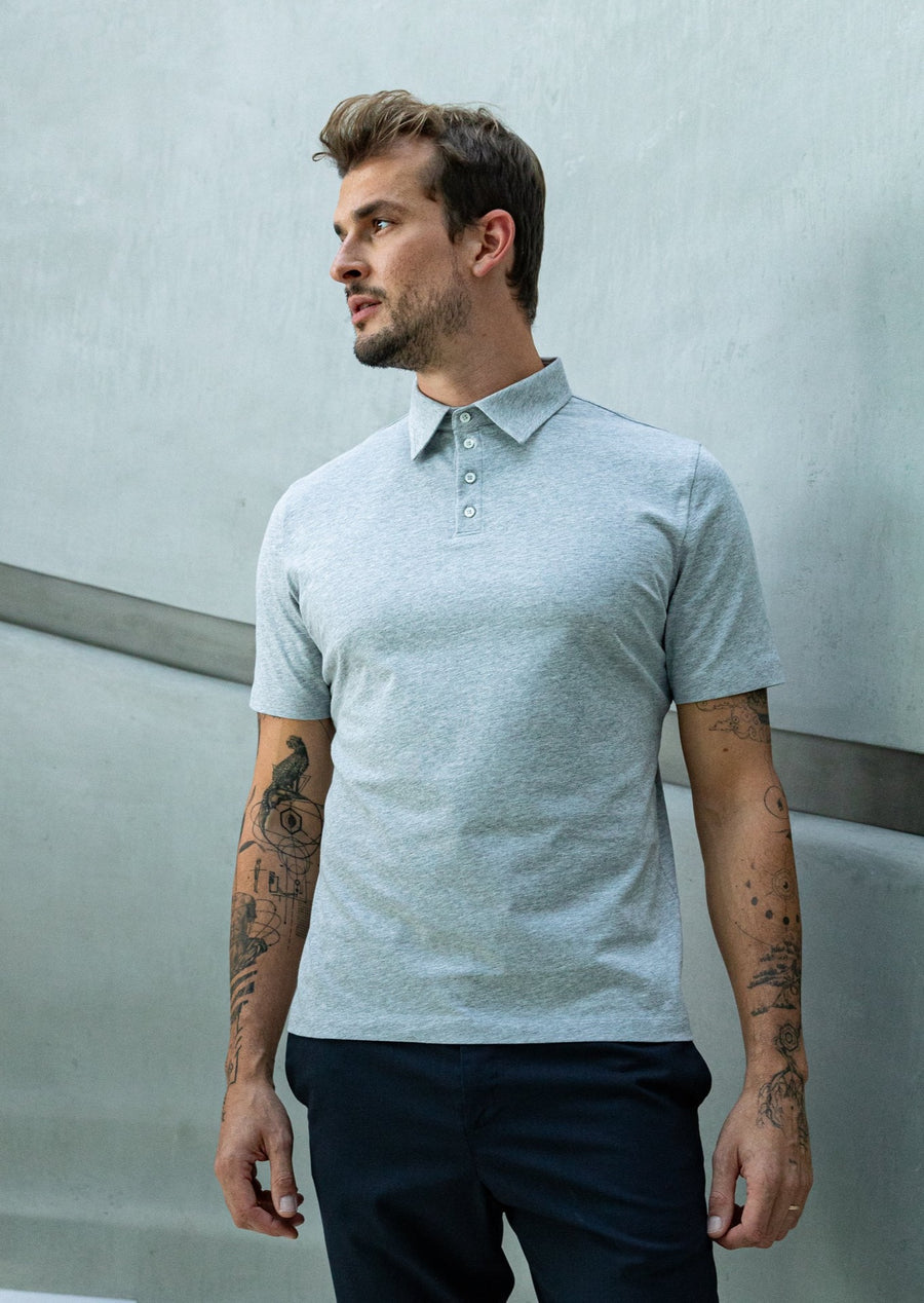 PÁNSKÉ ŠEDÉ POLO