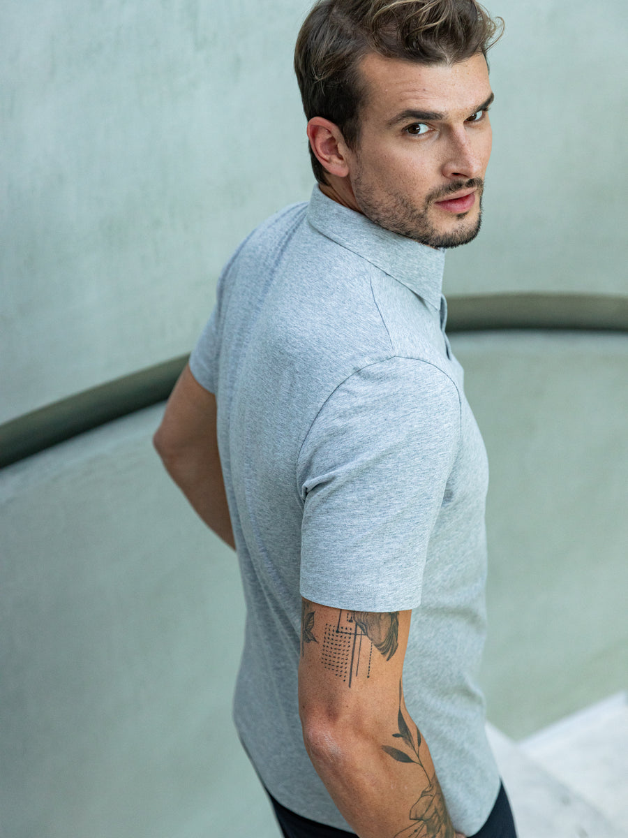 PÁNSKÉ ŠEDÉ POLO