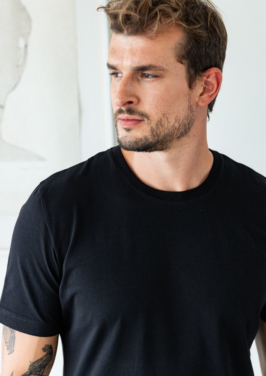 pánské tričko černé, men's black T-shirt