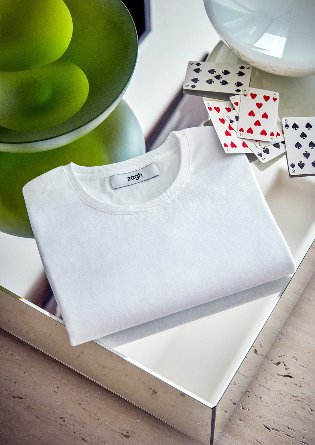 pánské bílé tričko, men&