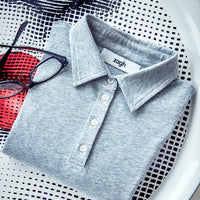 dámské šedé polo, women't grey polo